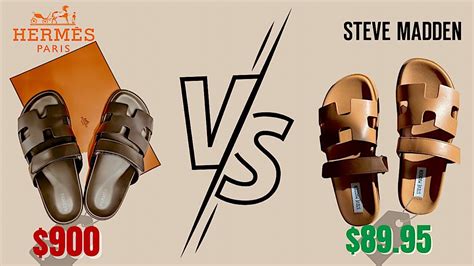 hermes dupe steve madden|hermes sandals vs steve madden.